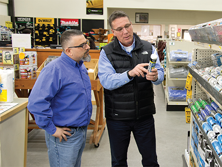 Inside View of a Hardware Store